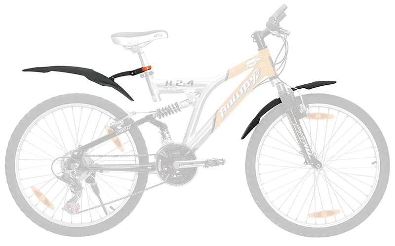 Крылья пластик SKS Rowdy-Set 20-24" черный