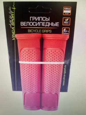 Vinca Sport Грипсы резиновые красные 125 мм