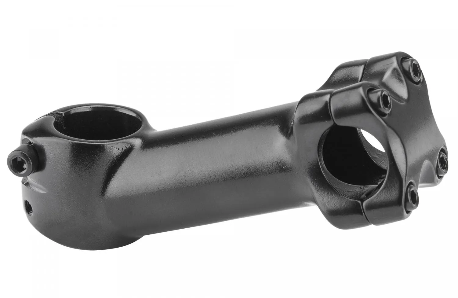 Вынос руля DTS-46 для безрезьб. рул. колонки 1-1/8" х 105мм х 25,4мм, алюм. чёрн. алюм/чёрн.