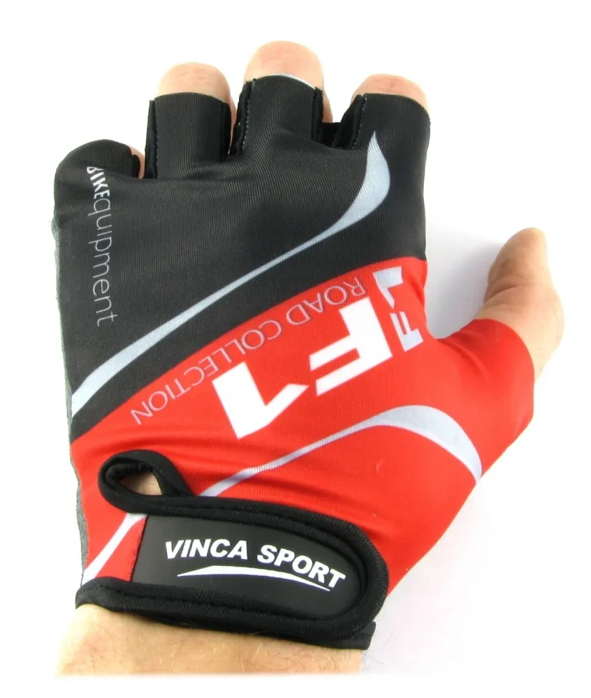 Vinca sport перчатки велосипедные красные ХXL