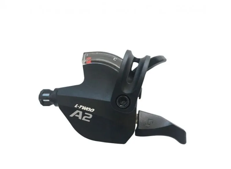 Шифтер левый LTWOO, 3*7ск., трос 2050мм, совместим с Shimano, черный